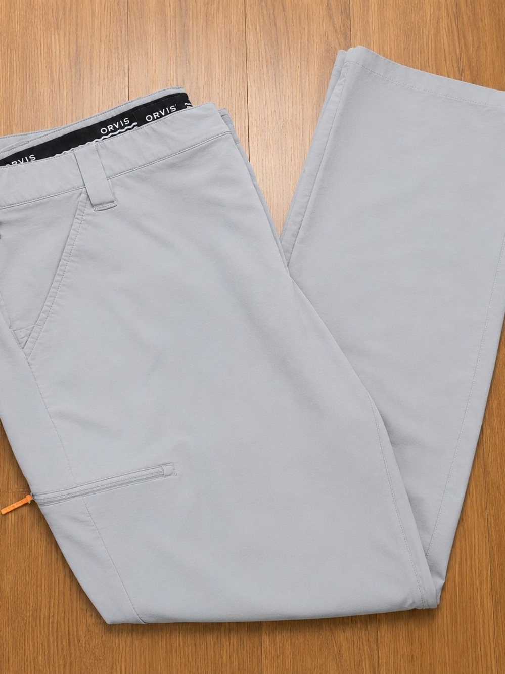 Orvis Jackson Quick-Dri Hiking Pants Gray Nylon Stretch Men's 39x28.5
